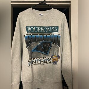 VINTAGE CAROLINA PANTHERS SUPERBOWL CREWNECK